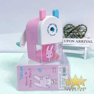 #ST5561 - Cute Hand Cranked Pencil Sharpener - Pink