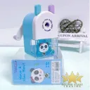 #ST4690 - Cute Hand Cranked Pencil Sharpener - Blue