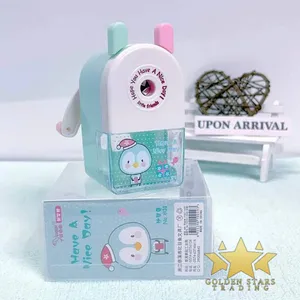 #ST6135 - Cute Hand Cranked Pencil Sharpener - Green