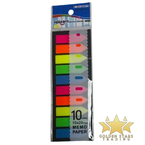 #ST0297 - Holearn Sticky Notes 10 colours x 20 sheets