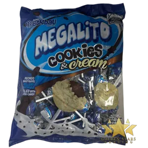 #CN1206 - Megalito Cookies & Cream Lollipops (50ct)