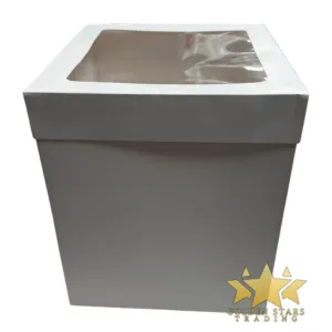 #PK0791 - 10"X10"X12" Tall Cake Box with Window