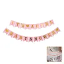 #PS9837 - It's A Girl Baby Shower Party Banner