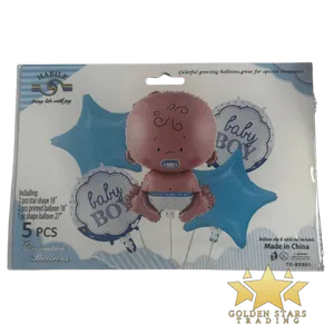 #PS0168 - 5 Pcs It's A Boy Foil Balloon Set - Baby