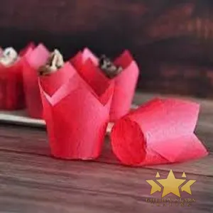 #PK8367 - Tulip Cupcake Liners - Red (200ct)