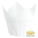 #PK2144 - Tulip Baking Cups - White (100ct)