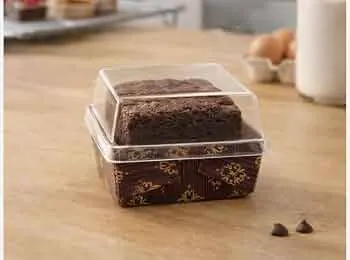 #PK3859 - Paper Brownie Box with Lid - Small