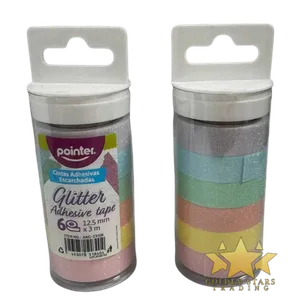 #ST8404 - Pointer Glitter Adhesive Tape (6 rolls)