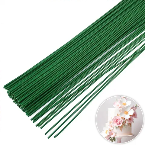 #ST7788 - 20 Guage Green Floral Wire 18" (25ct)