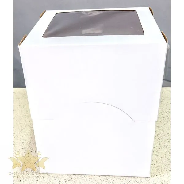 #PK4266B - 8"x8"X10" Tall Cake Box with Window