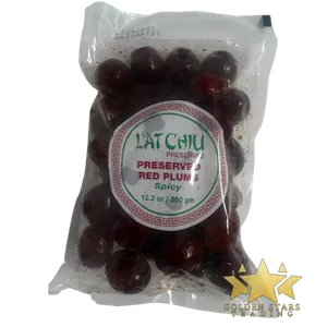 #SN2259 - Lat Chiu Preserved Red Plums 350g - Spicy