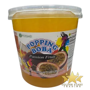 #FS0128 - Possmei Popping Boba - Passion Fruit 7 LB