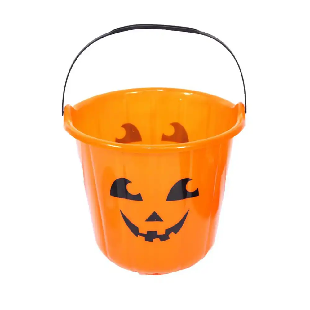 #PS7477 - Halloween Pumpkin Bucket - Orange