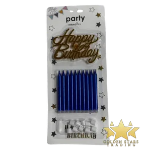 #PS5075 - Happy Birthday Candle Set - Blue