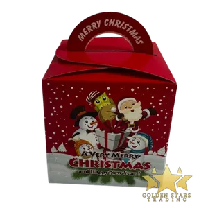 #PK1949 - Small Christmas Treat Box with Handle