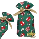 #PS2036 - Christmas Treat Bags - Green/Gifts (10ct)