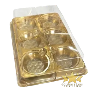 #PK4815G - 6 Cavity Small Macaron Container (10ct)