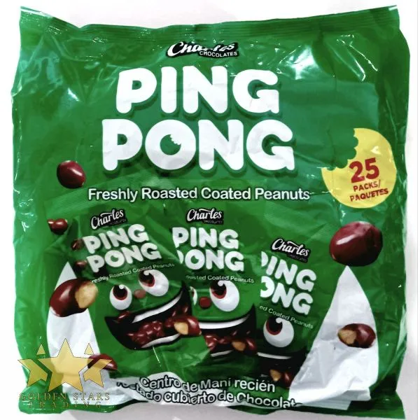 #CN3046 - Charles Chocolates, Ping Pong 15gx25ct