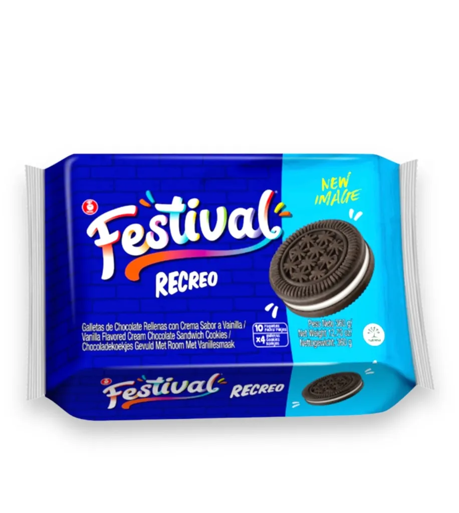 #BW3894 - Noel Festival Recreo Cookies 10 x 36g