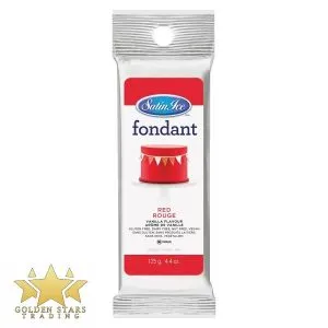 [WLT2626] Satin Ice, Fondant 4.4 Oz (125g) - Red