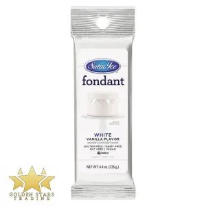 Satin Ice, Fondant 4.4 Oz (125g) - White