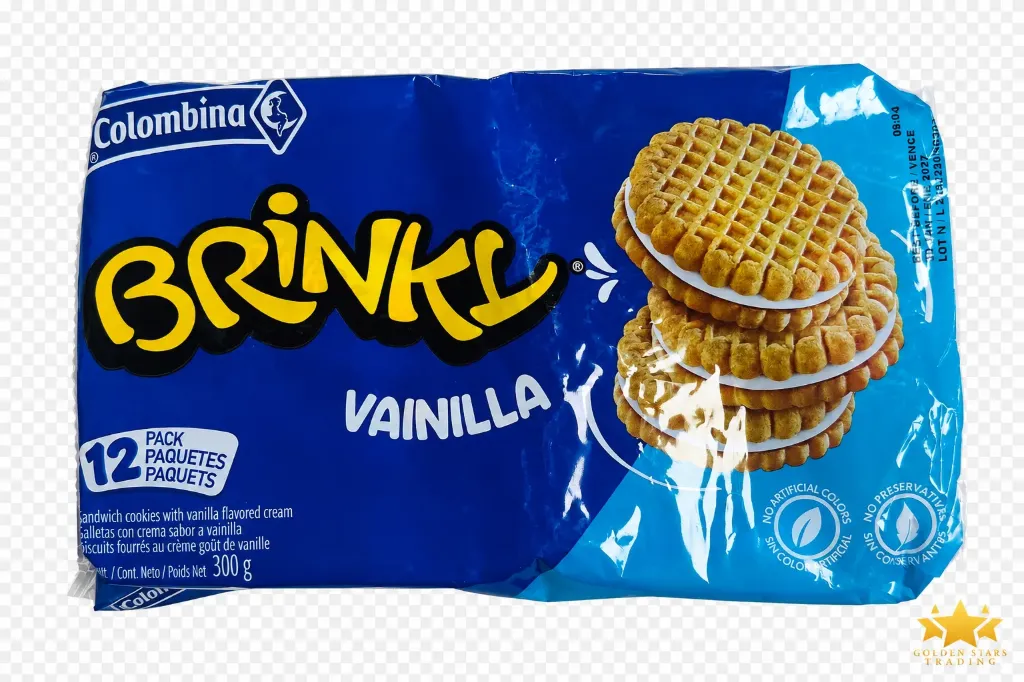 #BW5377 - Colombina, Brinky - Vanilla Biscuits 12 x 25g