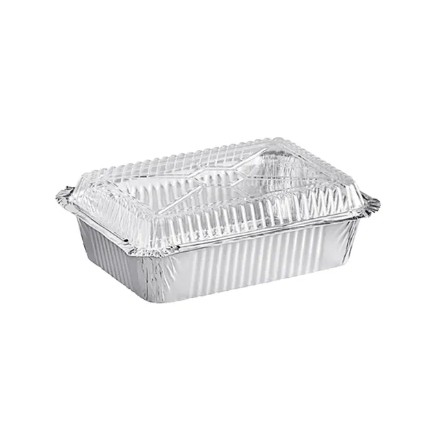 #PK9893F - (10pk) 1.5LB Foil Container with Lid
