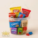 #PK6225 - Clear Bucket with Lid and Handle