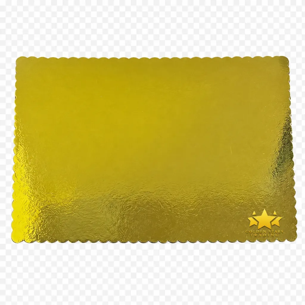 #PK3663C - Half Sheet Rectangle Gold Board 13.75"x19" 5mm