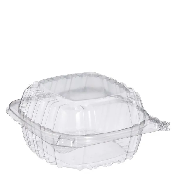 #PK6412K - 5" Clear Hinged Container