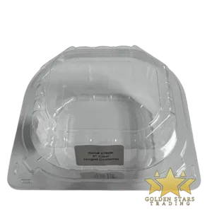 #PK6780K - 6" Clear Hinged Container