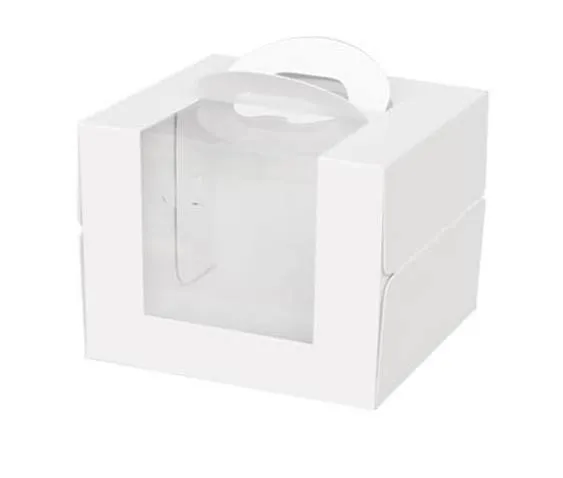 #PK1697P - 10" White Cake Box and Board