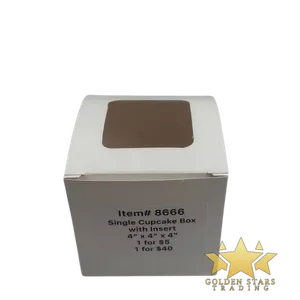 #PK8666o - Single Cupcake Box with Insert