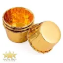 #PK7148 - 3.5oz Foil Baking Cups – Gold 48ct