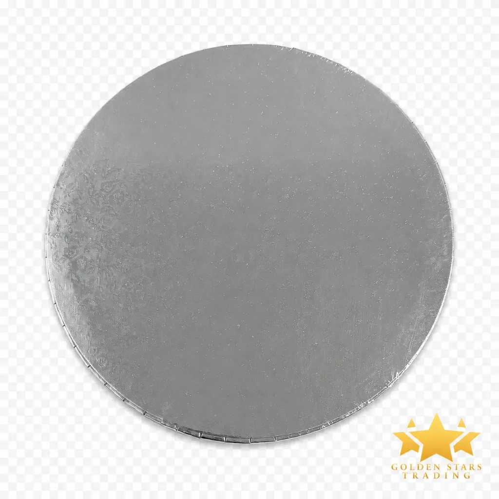#PK0289C - 8" Round Silver Cake Drum 12mm
