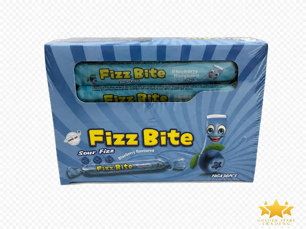 #CN0329 - Fizz Bite Blueberry Flavoured 30ct *Halal*