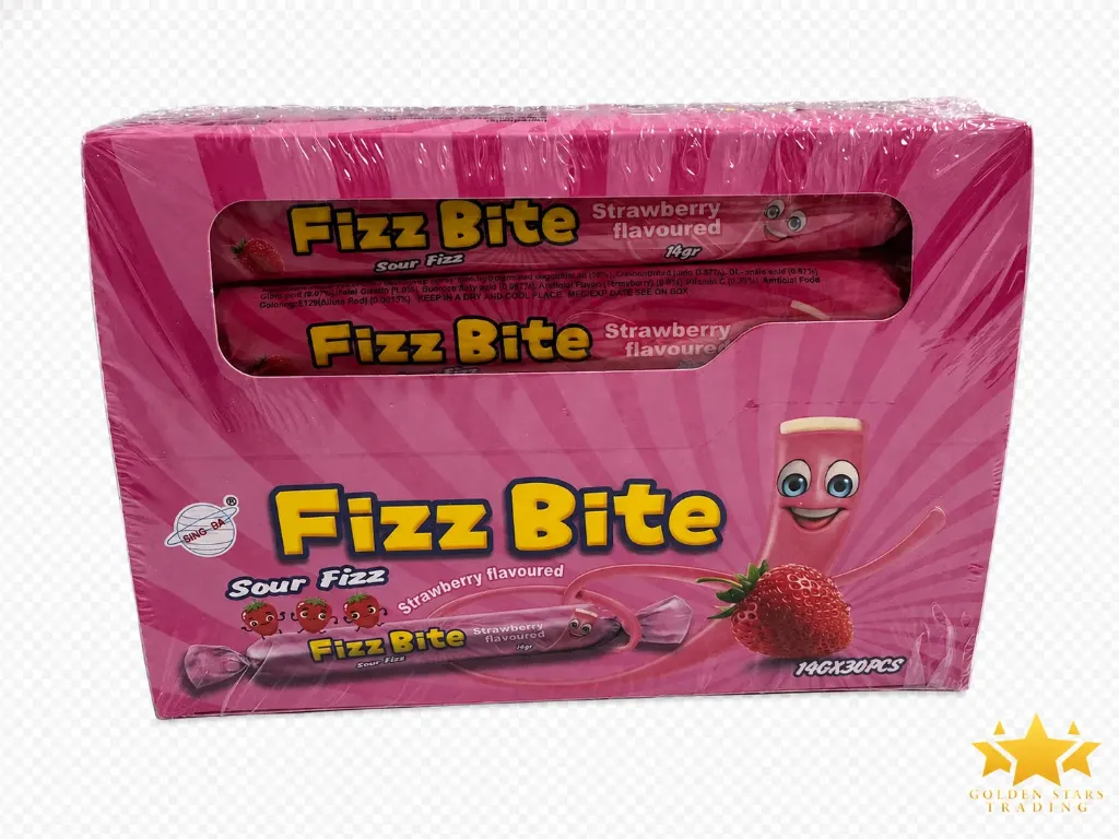 #CN0312 - Fizz Bites Strawberry Flavoured 30ct *Halal*