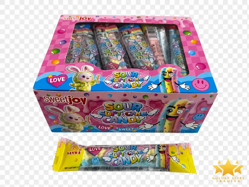 #CN2810 - Sour Soft Cake Candy 30ct *Halal*