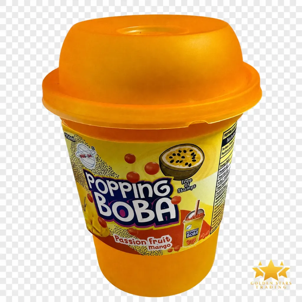 #DR0427 - Popping Boba Drink 350ml - Passion Fruit Mango