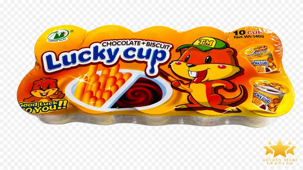 #BW3956 - Chocolate + Biscuit Lucky Cup 10ct