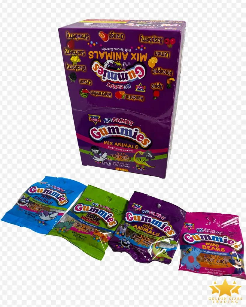 #CN7526 - KC Candy Gummies - Mix Animals (24ct)