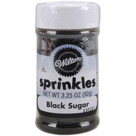 #CS7627 - Wilton Black Sanding Sugar Sprinkles 3.25 Oz (92g)