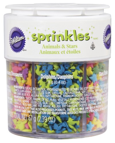 #CS1767 - Wilton Animal Mix Sprinkles 2.3 Oz (68g)