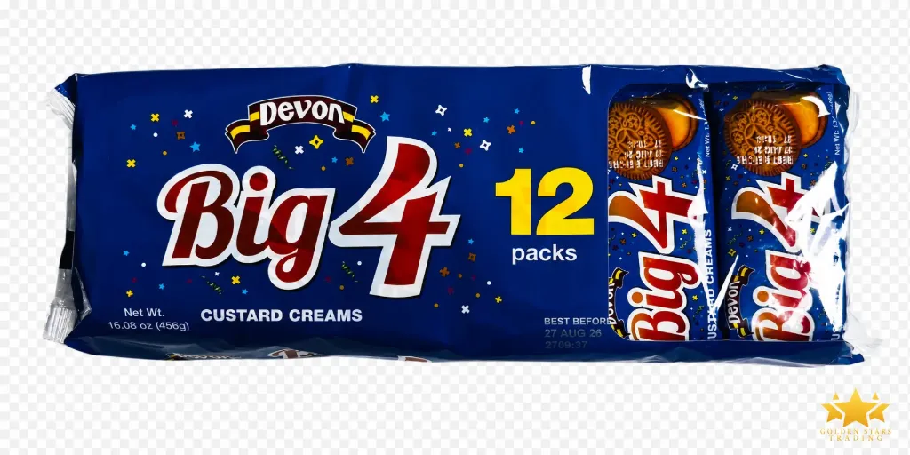 #BW3020 - Devon Big 4 - Custard Creams Biscuits 12 x 38g