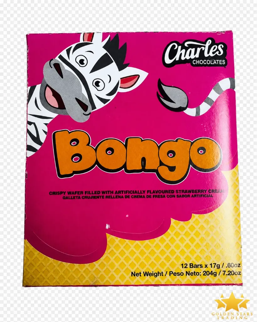 #BW1646 - Charles Chocolate Bongo - Strawberry 12ct