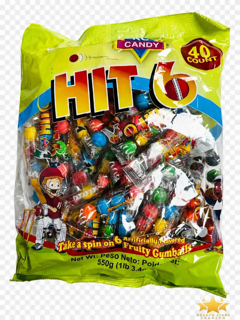 #CN0303 - KC Candy Hit 6 Gumballs (40ct)