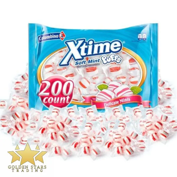 #CN1549 - Colombina Xtime Soft Mint Puffs (200ct)
