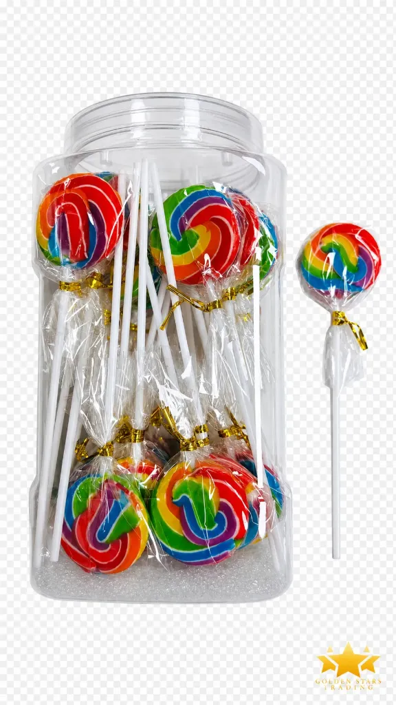 #CN8395 - Swirl Circle Lollipops 30ct
