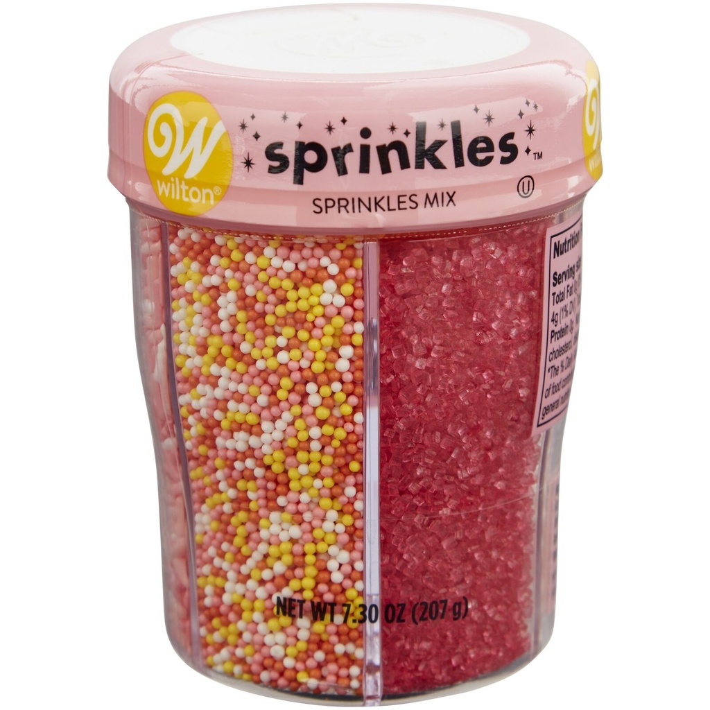 [WLT-SPR-06] #CS5992 - Wilton Pink Mix Sprinkles 7.3 Oz (207g)