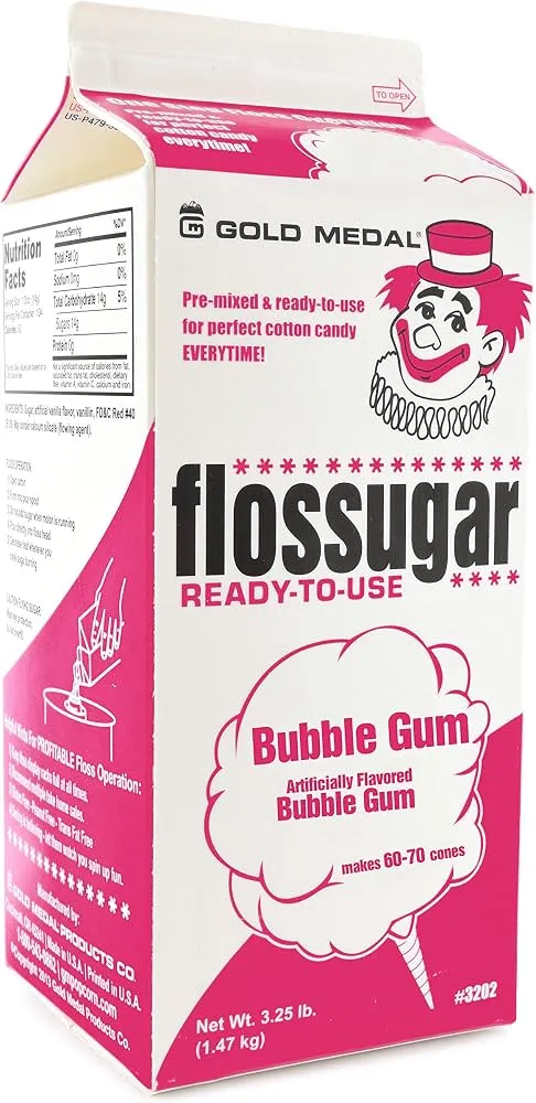 #IN2088 - Gold Medal Flossugar Cotton Candy Mix - Bubblegum 3.25 LB